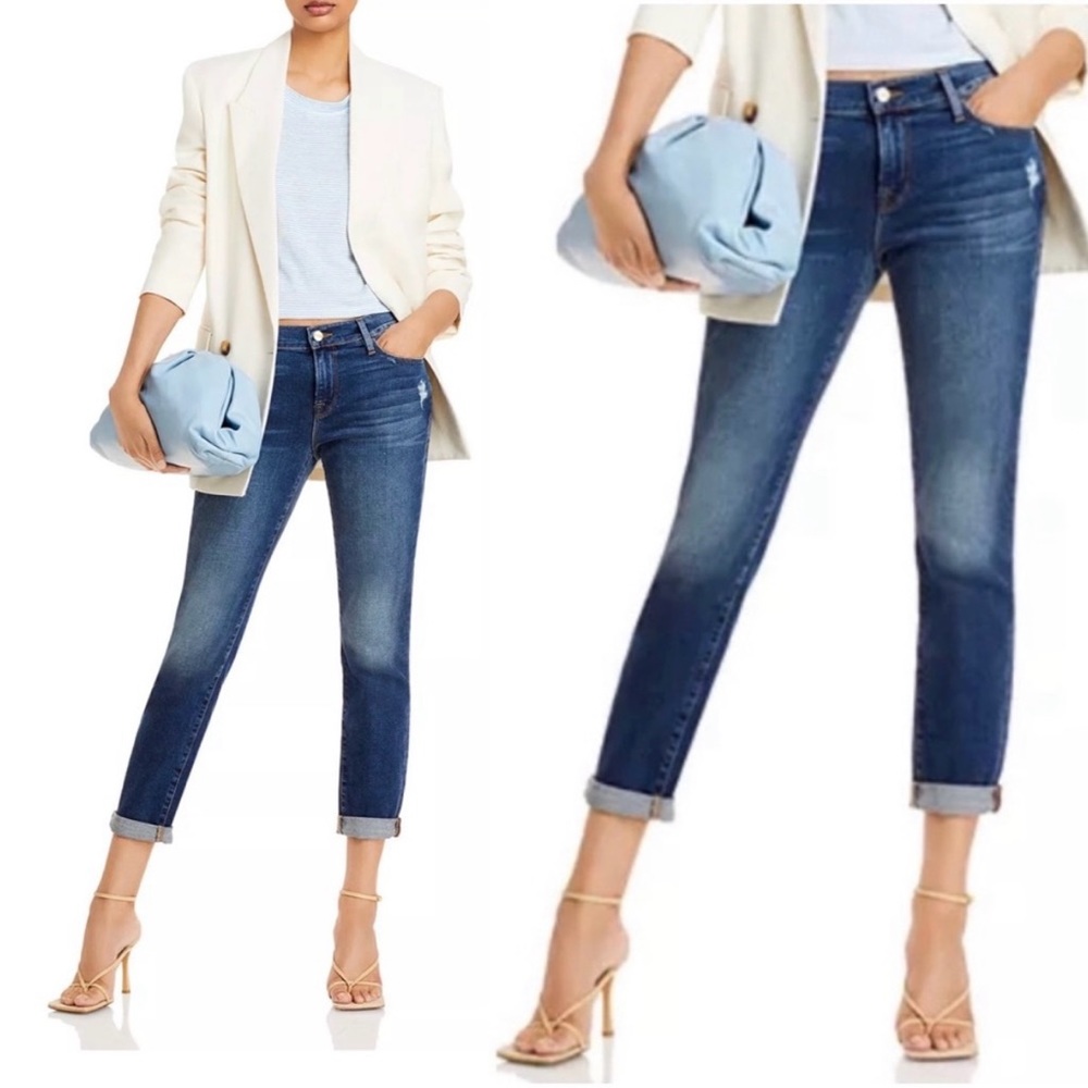 FRAME Le Garçon straight leg jeans